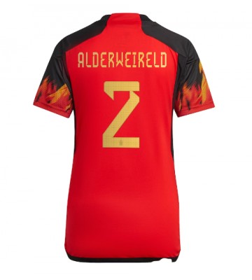 Belgien Toby Alderweireld #2 Replika Hjemmebanetrøje Dame VM 2022 Kortærmet